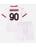 AC Milan Tammy Abraham #90 Venkovní dres pro děti 2024-25 Krátký Rukáv (+ trenýrky)